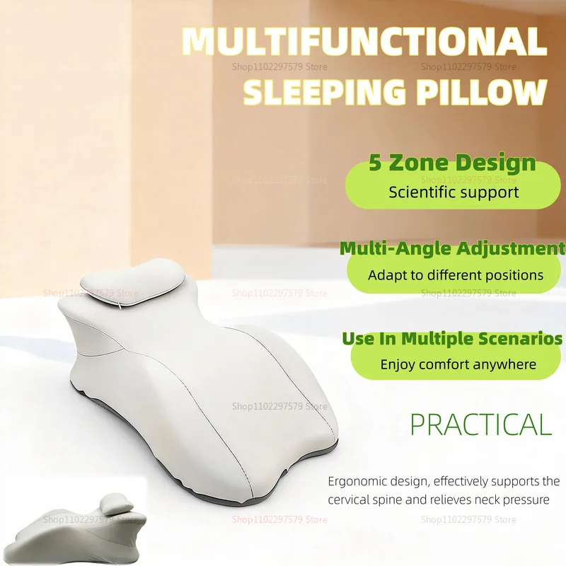 

Memory Foam Ergonomic Couples Pillow Multifunctional Support Pillows Waist And Neck Support Back Cushion Multi Position Comfort