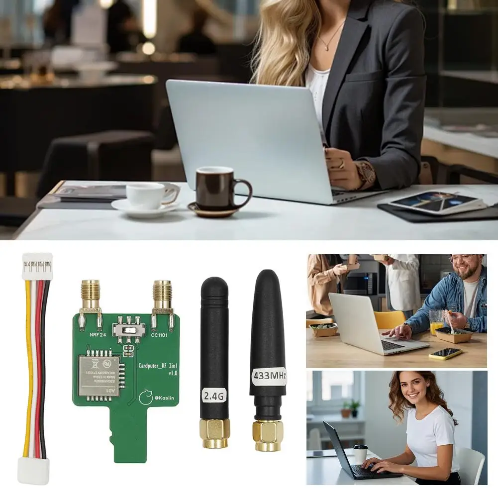 

Плата разработки радиомодуля 2-в-1 433 МГц CC1101 NRF24 для M5Stack Cardputer, порт Grove Plug-and-Play, поддерживает Bruce Firm K3R7