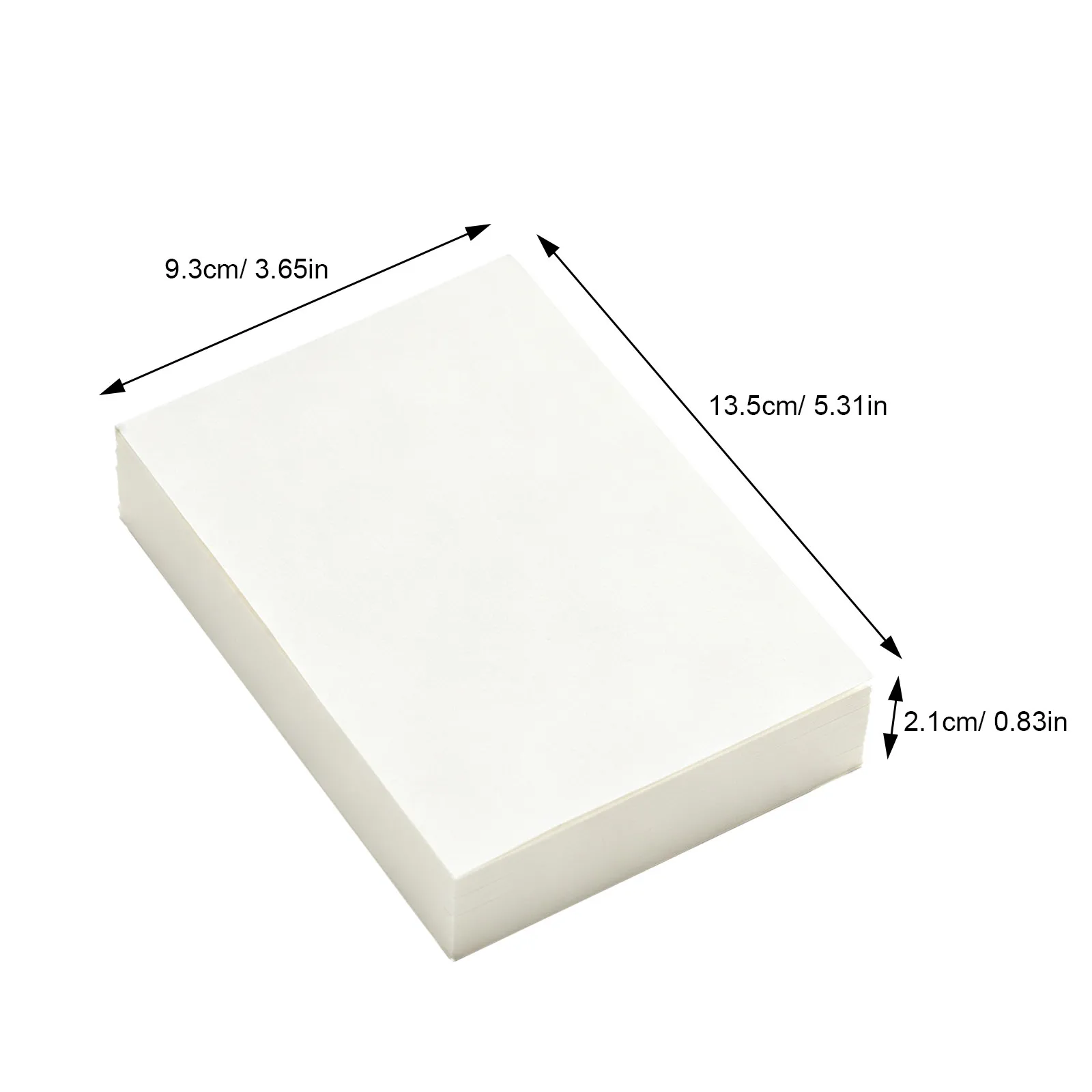 Small Memo Pad Compact Blank Notepad for Notes Smooth Writing Paper Ideal for Office School Restaurant Server