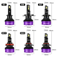 DAWN KNIGHT H11 H7 H4 Led Headlight Bulbs P7 PLUS 140W Powerful 6000K 4300K LED HB3 HB4 Led Lamps 12V 2pcs 6