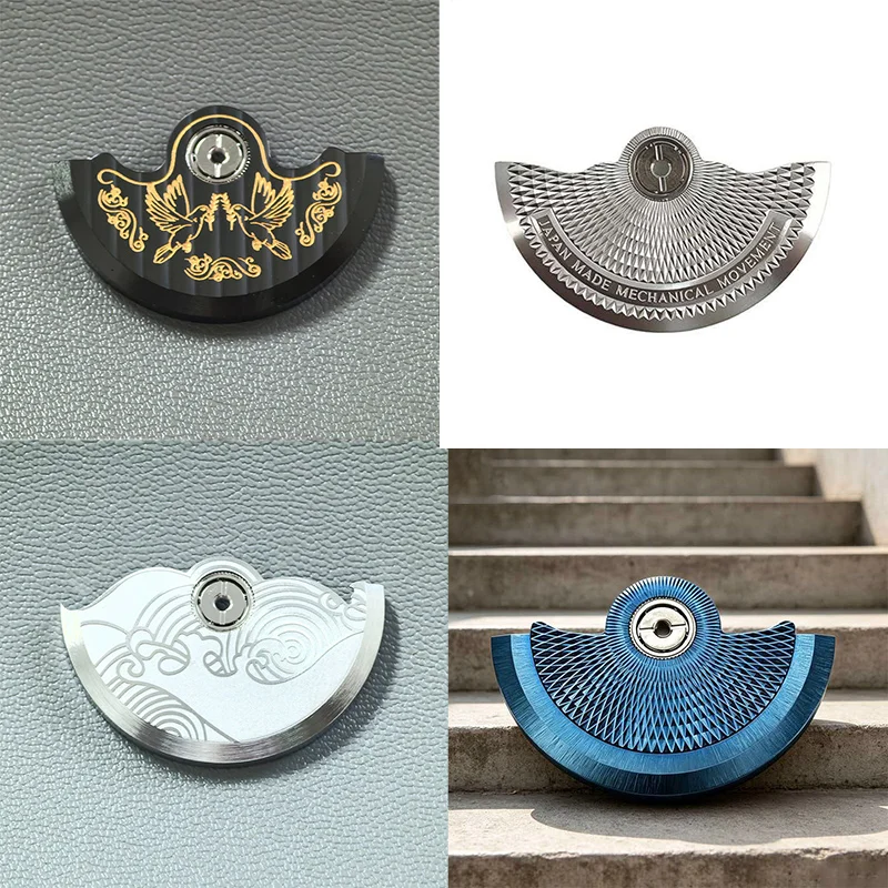 Mod NH35 NH38 Automatic Hammer Rotor Fit for NH35 NH34 NH36 NH70 4R 7S 6R Movement Pendulum Weight Watch Mechanical Repair Parts