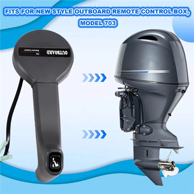 

Reliable Throttle/Shift Handle With Trim &Tilt Switch For Yamaha Outboard Motor New Style 703 Remote Control Box 703-48221-10