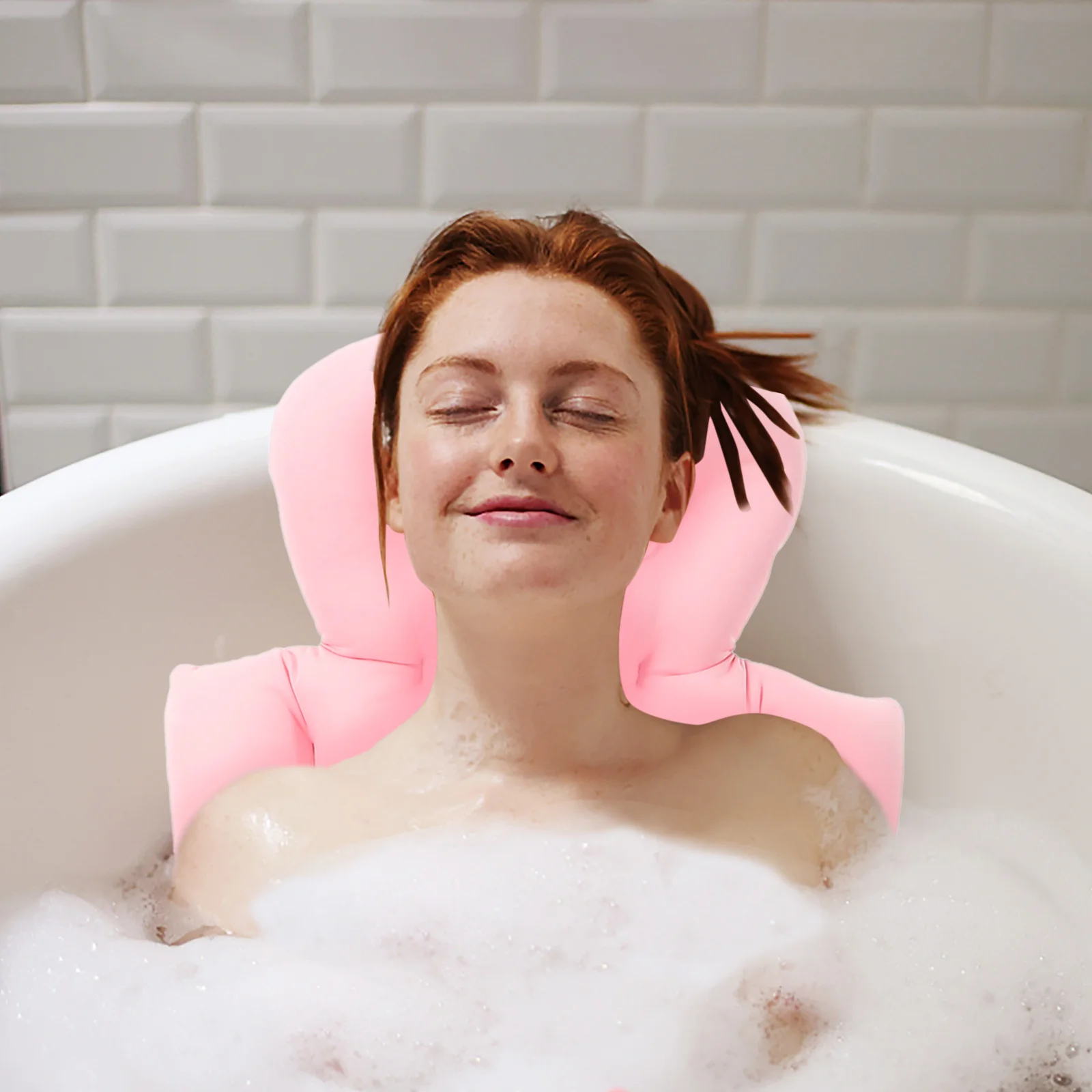 

Bathing Cushion Non-Slip Bathtub Pillow Long Bath Mat Adult Bath Cushion Full Body Tub Pillow Non-Slip Bathtub Mat