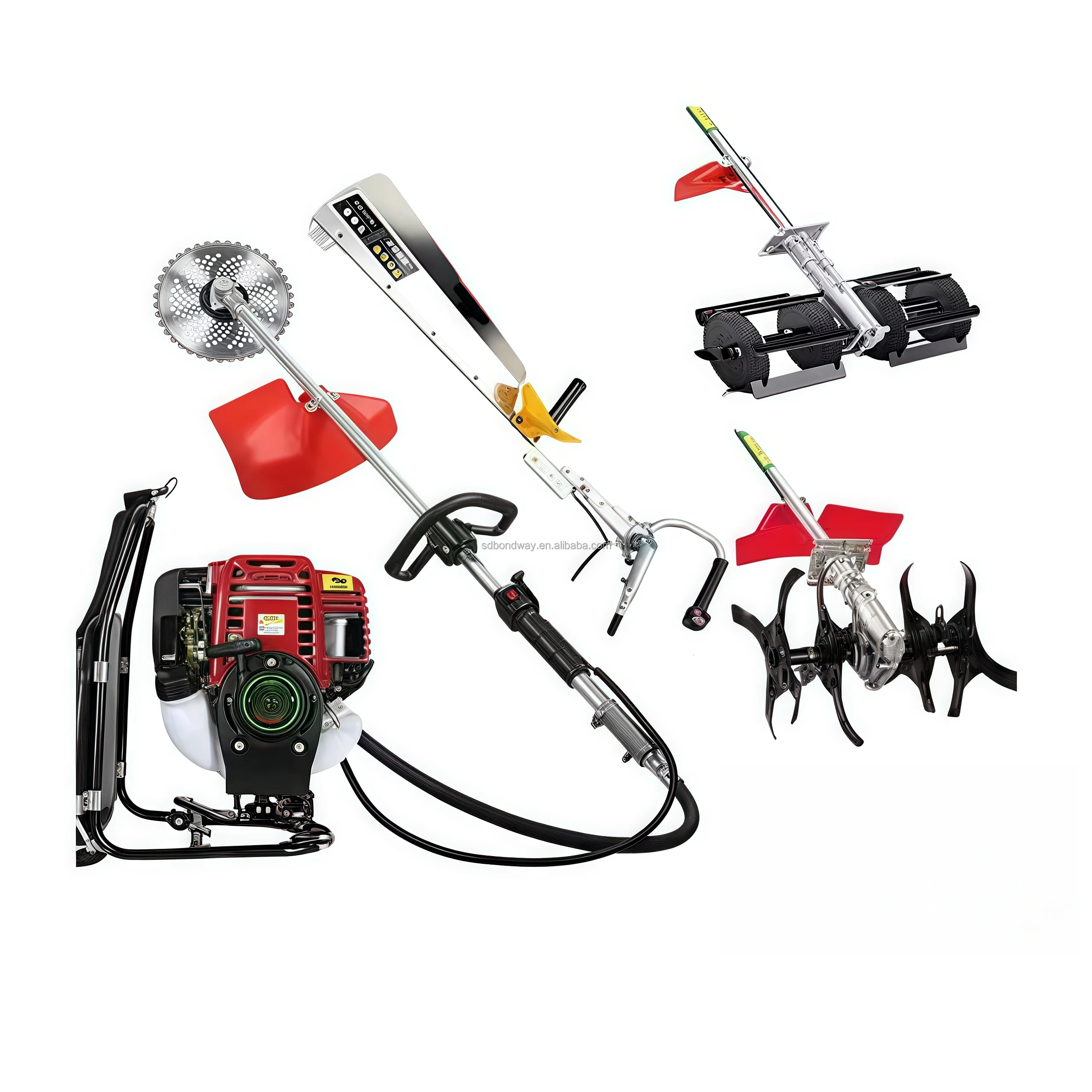 أدوات الحدائق 4-السكتة الدماغية قاطع العشب اليد اللاسلكي سلسلة الطاقة المتقلب