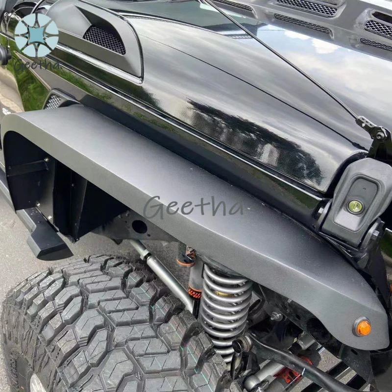

Расширители для крыльев для Jeep Wrangler JL 2018 2019 2020 2021 2022 2023 2024, передние и задние алюминиевые расширители крыльев