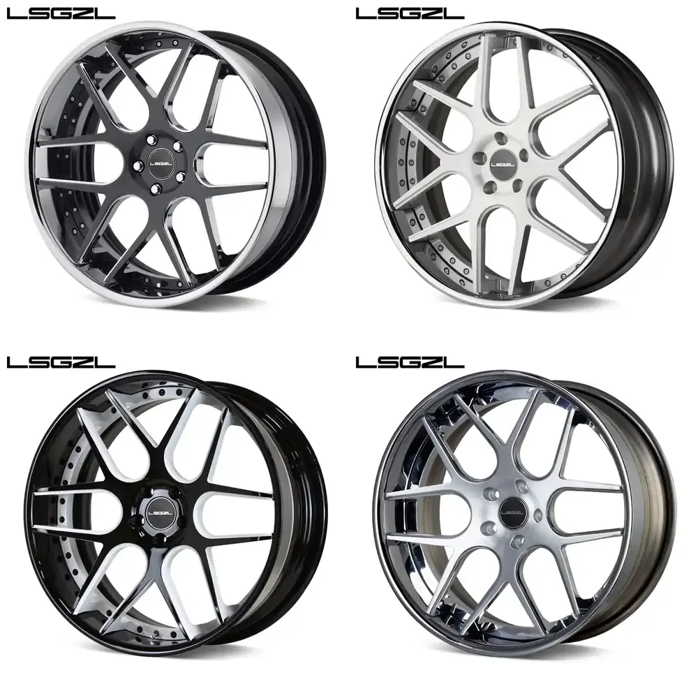 

Кованые двухсоставные диски из магниевого сплава для C8, 15, 16, 17, 18, 20, 22, 24, 26, 28 дюймов, 5x114.3, 5x130, 5x120, автомобильные легкосплавные диски