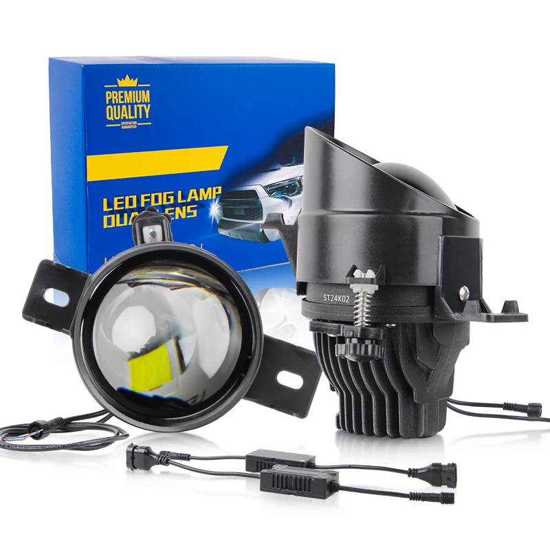 

3.0inch For Nissan Fog Lights Lenses High power 12V High low beam bi led Projector Car fog Lamp headlights 3000K 6000K IP68