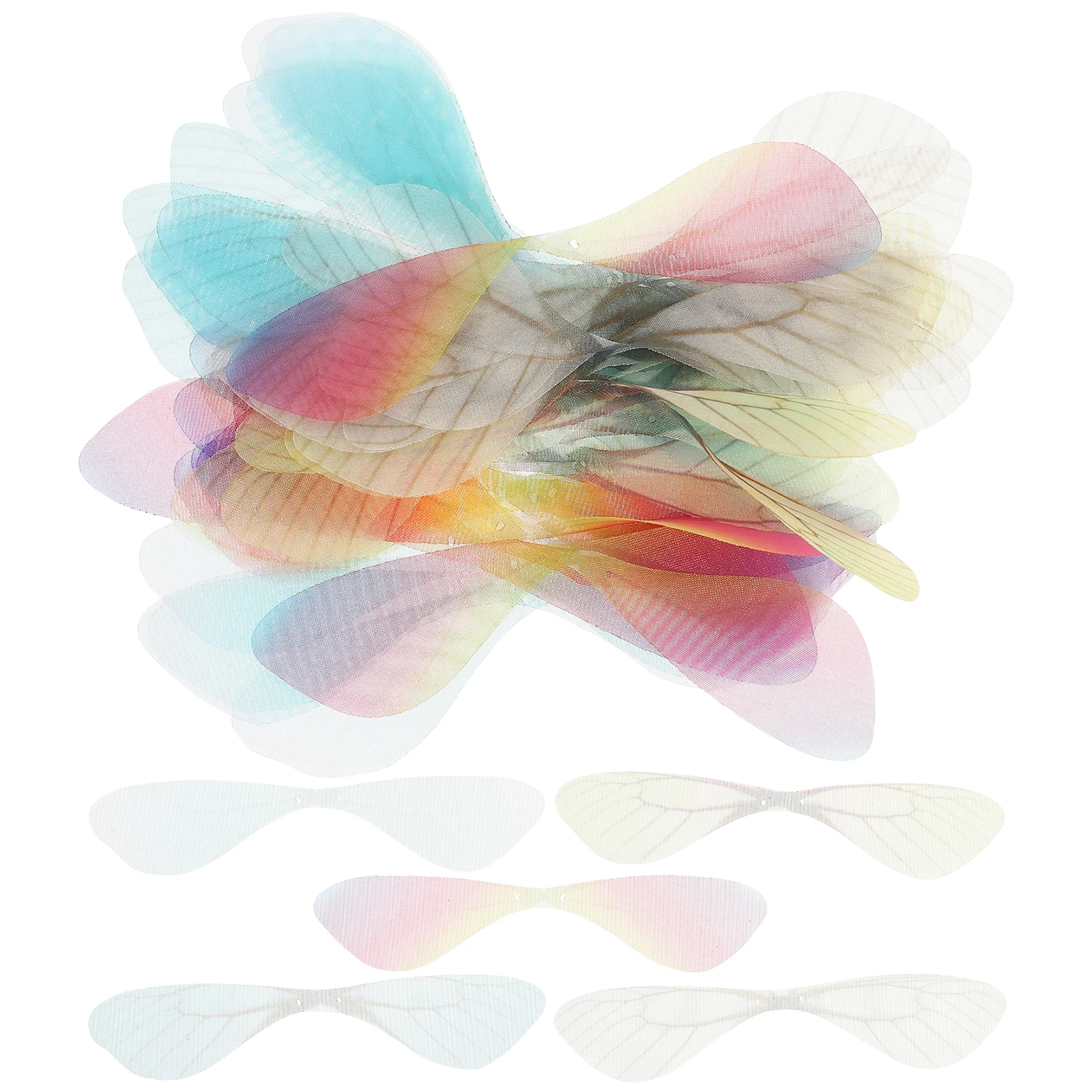 

50 Pcs Artificial Butterfly Wings Durable Quality Unique Design for Brooch Earrings Decorations Craft Supplies Jewelry Making