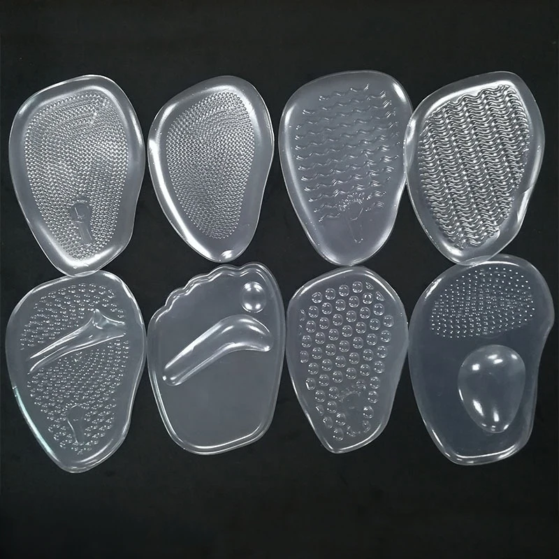 1 Pair Women Soft Silicone Gel Cushion Insoles Metatarsal Support Insert Pad Shoes Insoles