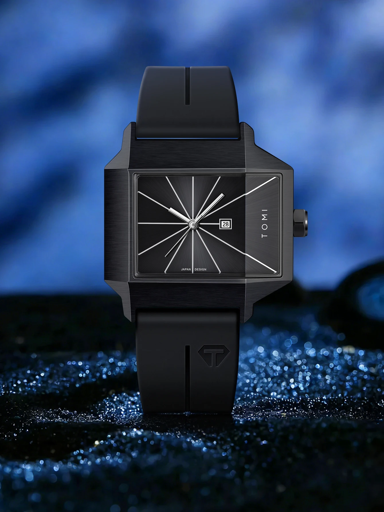 TOMI Schlichte Herrenuhr mit neuem Kalender, Quarz-Business-Mode-Armbanduhr, strukturiertes Herren-Geschenk – Detail 15