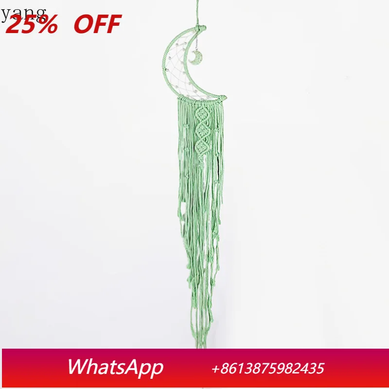 

Настенный гобелен ручной работы CX: Ловец снов с луной и звездами