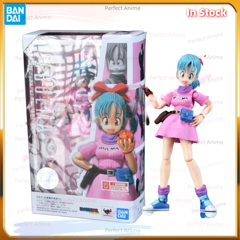 

Bandai Shf Dragon Ball Bulma The Beginning of The Adventure Zhuangzi Bulma Action Figure in Stock