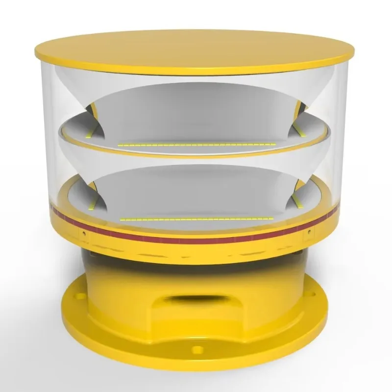 

Dual LED Medium-Intensity Red & White Aviation Obstruction Light for Tower High Building Chimney