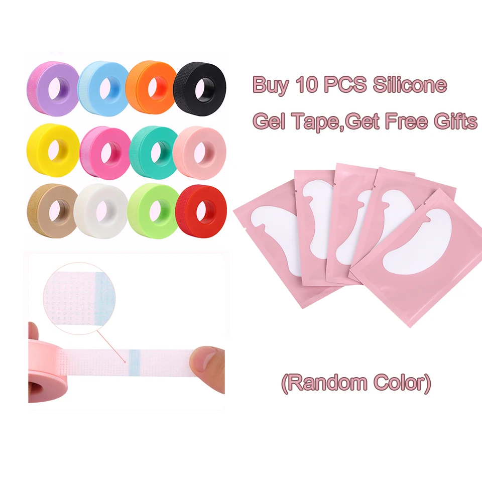 Silicone Gel Tape for Lash Extensions Breathable Under Eye Pad Patches Sensitive Skin Multi Use Non-Woven  Makeup Tools Supplier