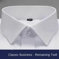 M-6XL Classic Men's French Cuffs Dress Shirt Long Sleeve Covered Placket Formal Business Standard-fit Office Work White Shirts