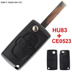 4 Button Car Keyless Remote Control Key Shell Cover Case Replacement Fob For Peugeot 807 1007 Citroen C8 Auto Styling Parts