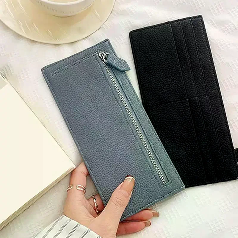Women's Business Zipper Coin Pocket Wear-resistant Easy Portability Stylish Wallet For Home Office Travel Business
