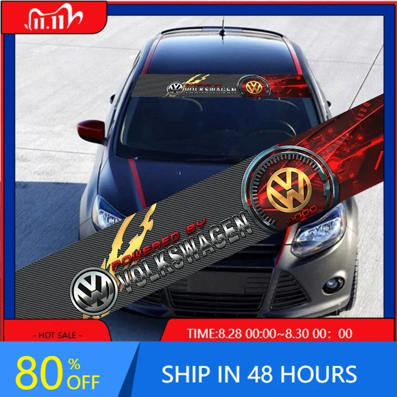 

Наклейка на лобовое и заднее стекло для автомобилей VW Volkswagen Golf, Bora, Jetta, Beetle, Scirocco, а также для моделей VW GTI GOLF 2026.