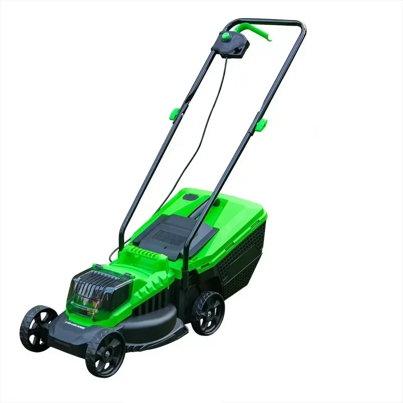 

High power electric Hand push lawn mower with foldable grass frame self propelled lawn mower