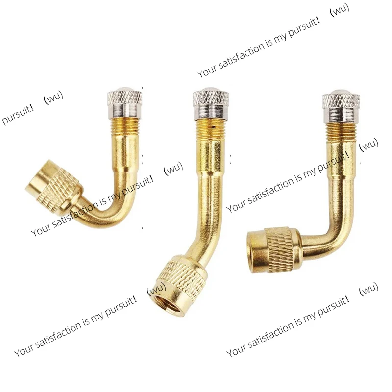 90/45/135 degree angle bending valve tire tube copper and silver valve extension, for cars and motorcycles, etc