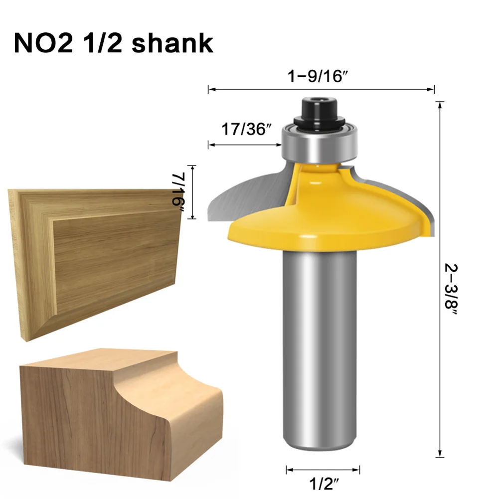 Wood Slotting Router Bit Panel Lifter Tenon Milling Cutter Tool Door And Drawer Front Edging Precise Cutting Tool Accessories