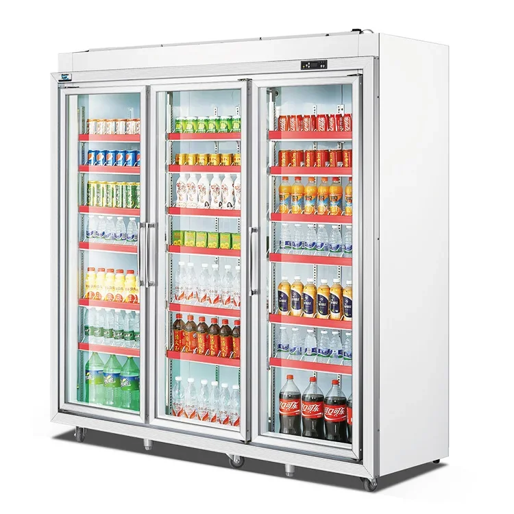 

Refrigeration Freezer Equipment 600L Commercial Single Luxury Glass Door Beverage Display Chiller Showcase