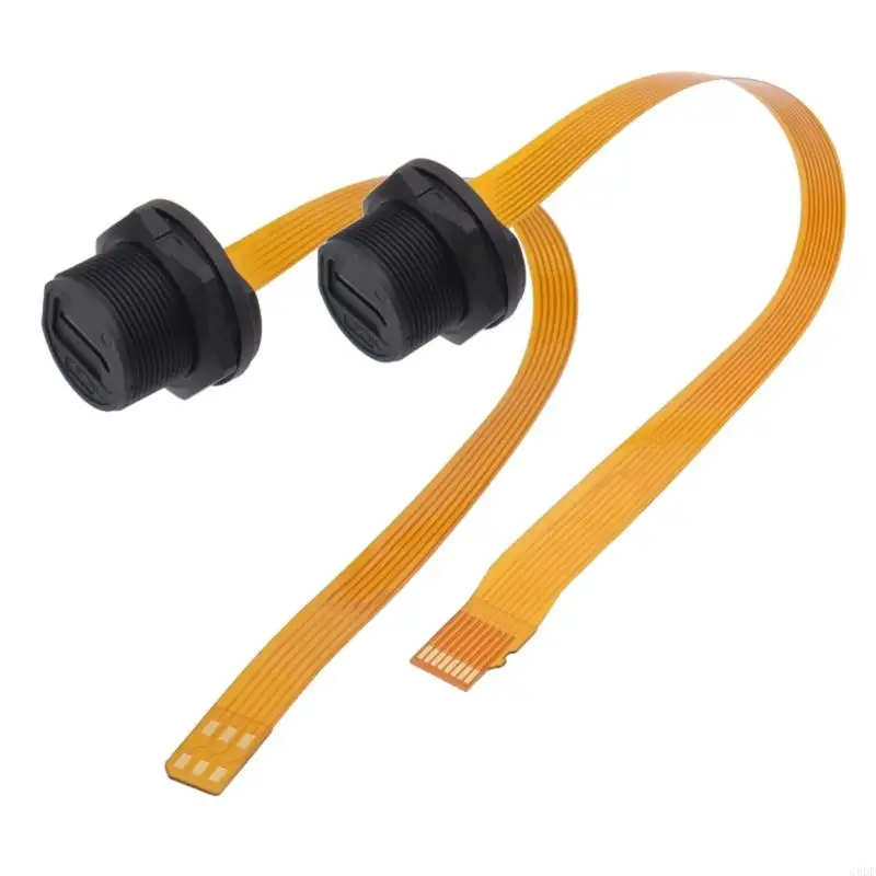 G8DF E13 Steker Berulir IP67 Konektor Tahan Air Soket Kartu Memori SDTF Fleksibel