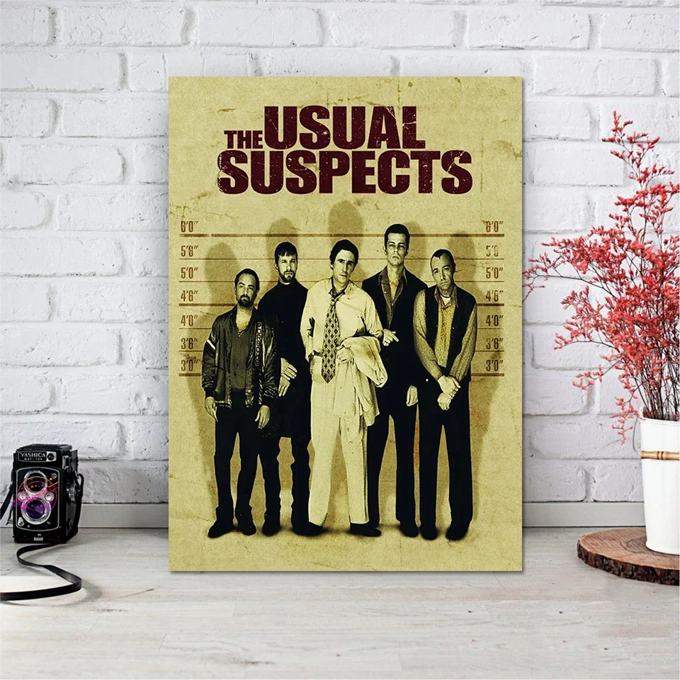 

The Usual Suspects Poster Canvas Silk Posters And Prints Wall Art For Cafe Dormitory Room Home Decor Painting Gift