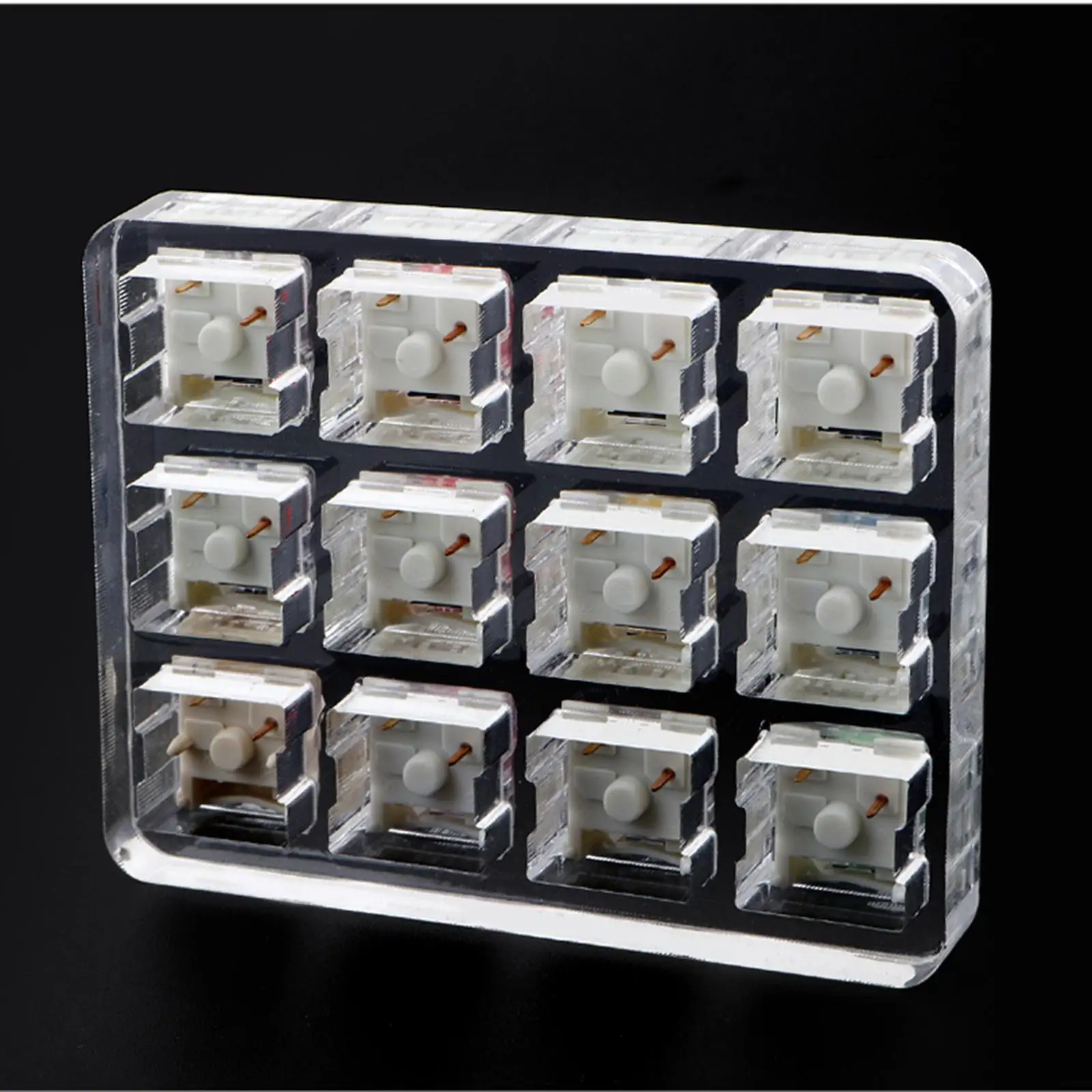

Acrylic 12-Key Switches for Kailh Box DIY Blank Keycaps Accessories