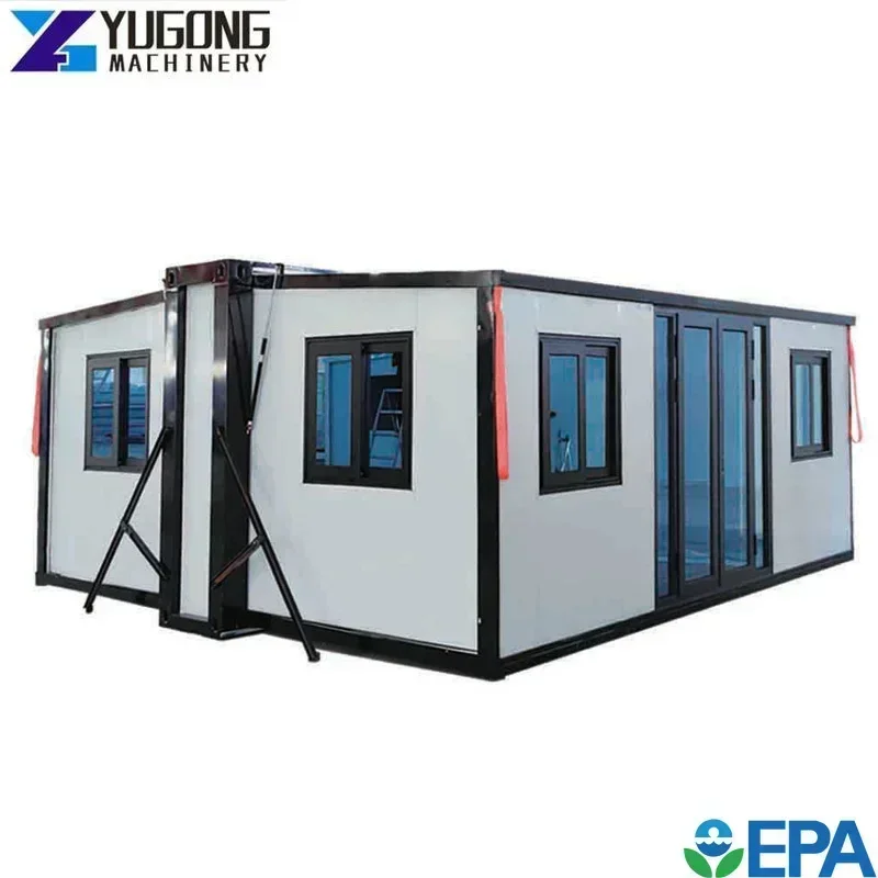 Folding Container House Luxury Home Container Fold Out Living Room Casa Modular Prefabricated Expandable Container House for US