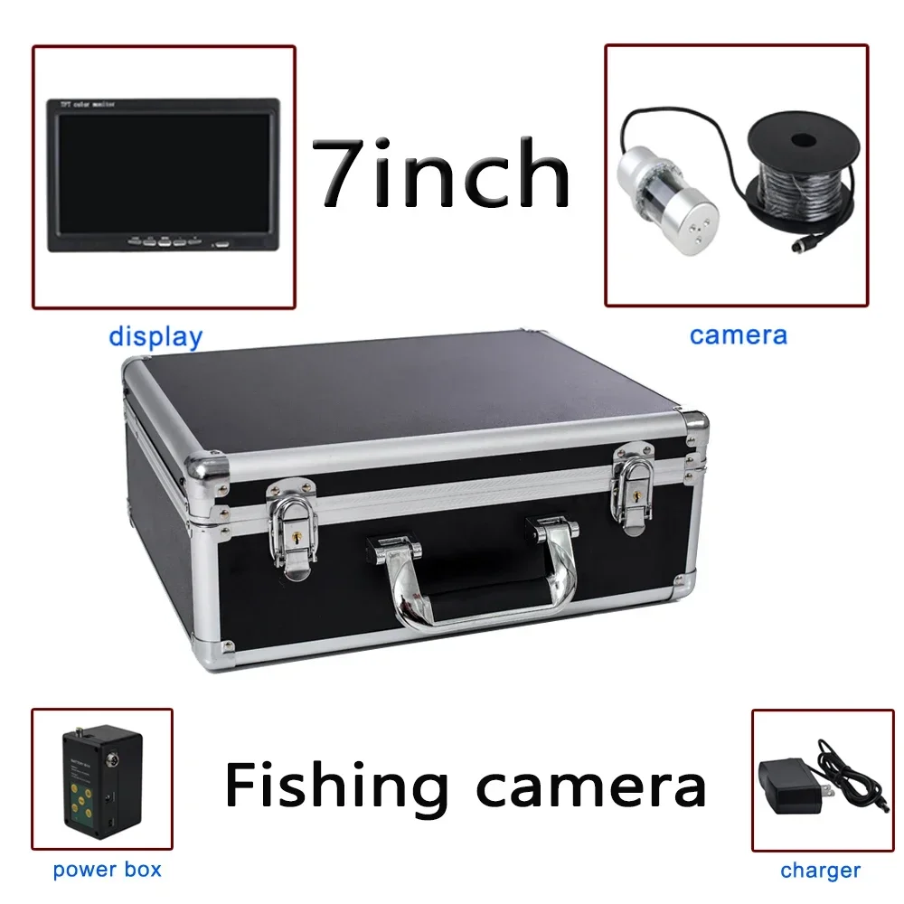 F08 Underwater Waterproof Camera Ice Fishing Cam with Video Recording Function Fishing Camera System Fish Finder with 8Gb Card