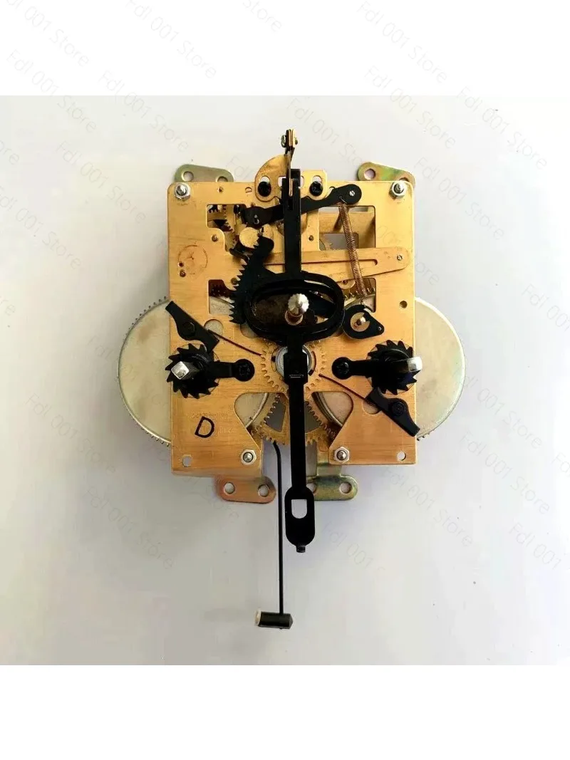 Pure Copper Movement Desk & Wall Clock, Vintage Chiming Repair Swing Mechanical Wind-Up Clock Spare Parts
