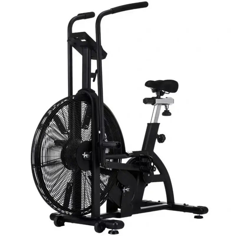 Air Bike (bicicleta de resistencia al aire) Niveles de resistencia ilimitados + Entrenamiento vinculado por cuerpo completo Quemaduras 500 calorías Eficiencia de 15 minutos