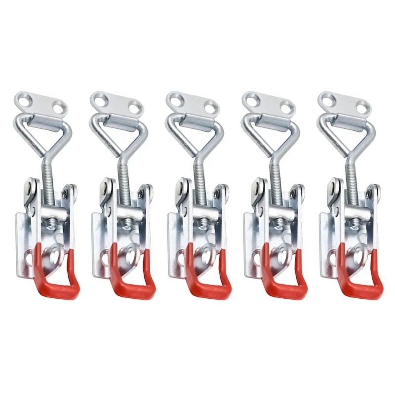 E15D 5Pcs Heavy Duty Toggle Clamp Toggle Latches Clamp Quick Release Hand Tool