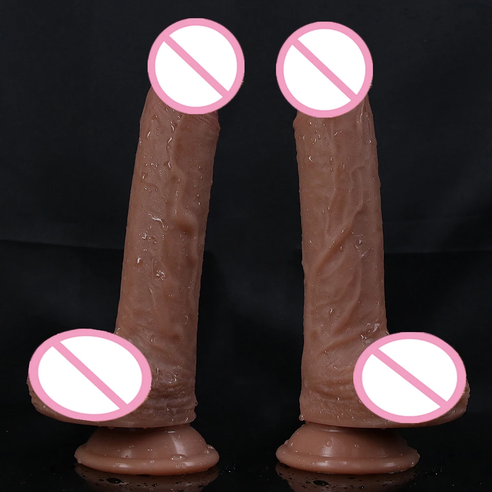 7/8 Inch Huge Realistic Dildo Silicone Penis Dong With Suction Cup For Man And Women Masturbator Lesbain Anal Sex Toys Adults 18