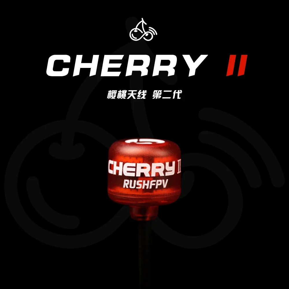 New RUSHFPV Cherry 2 II 5.8G 1.8DBI FPV Antenna LHCP RHCP with SMA/UFL/MMCX Connector for FPV Freestyle Drones DIY Parts