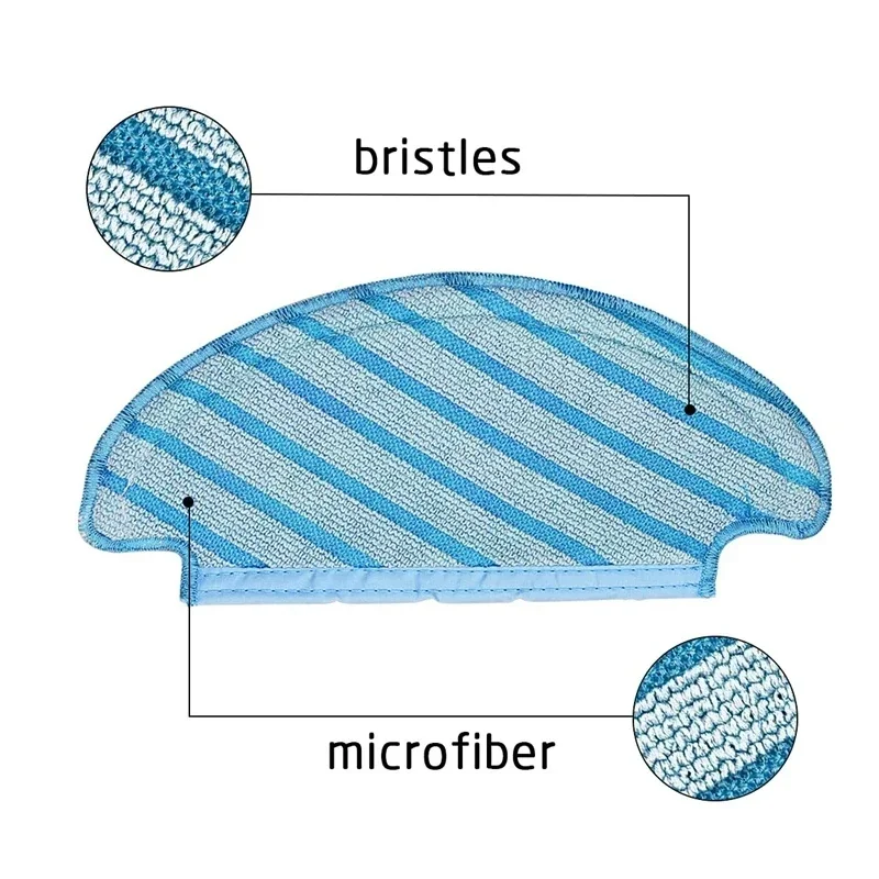 For ECOVACS Deebot T8 AIVI T9 AIVI N8 Pro Vacuum Cleaner Filter Main Side Brush Brush Cover Cleaning Cloth Dust Bag Accessories