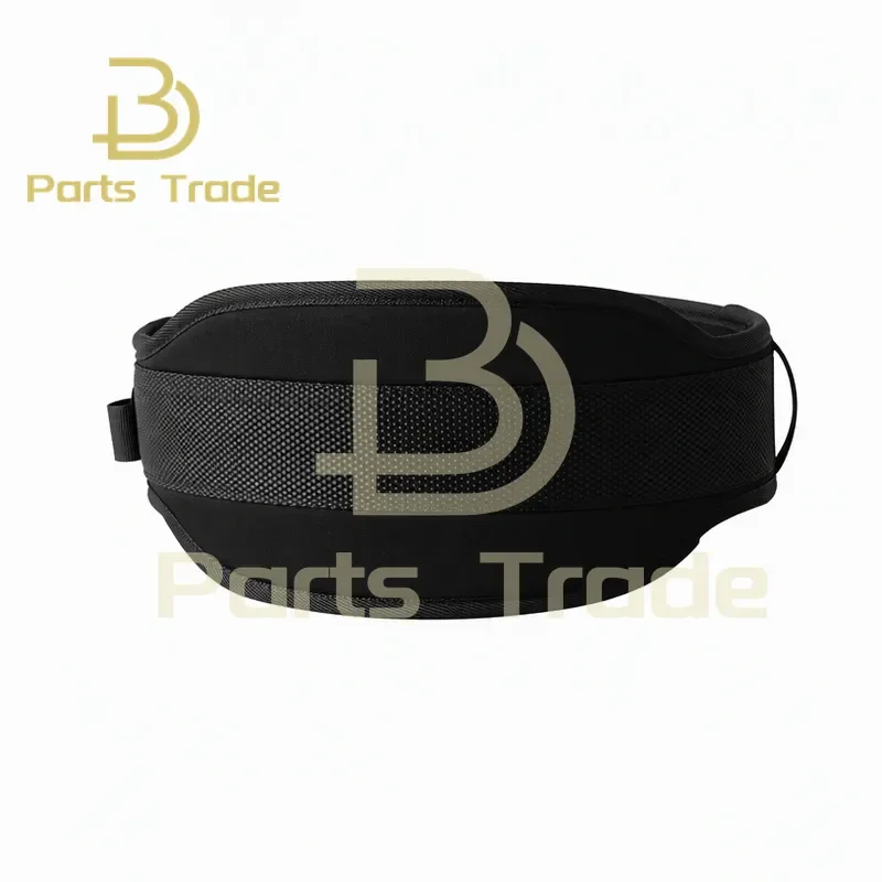 Black Dip Belt for Pull Up and Squat Waist Support Neoprene Lumbar Brace Weightlifting Strength Training Bearing 300lbs