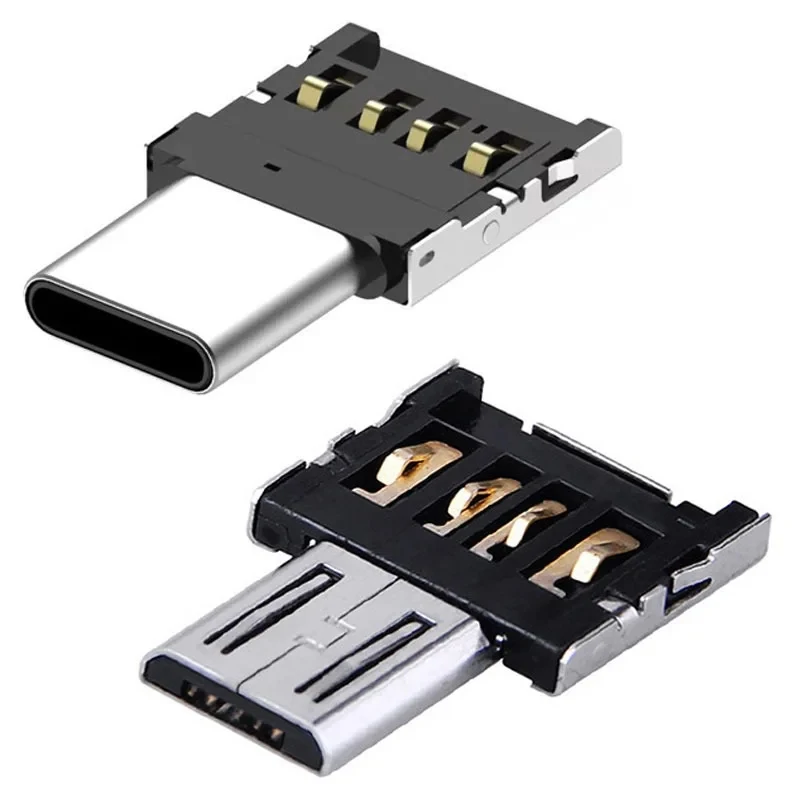 1-5 SZTUK OTG Adapter Micro USB typu C USB-C męski na USB 2.0 żeńskie złącze danych do Macbooka Samsung Xiaomi Huawei Android Phone