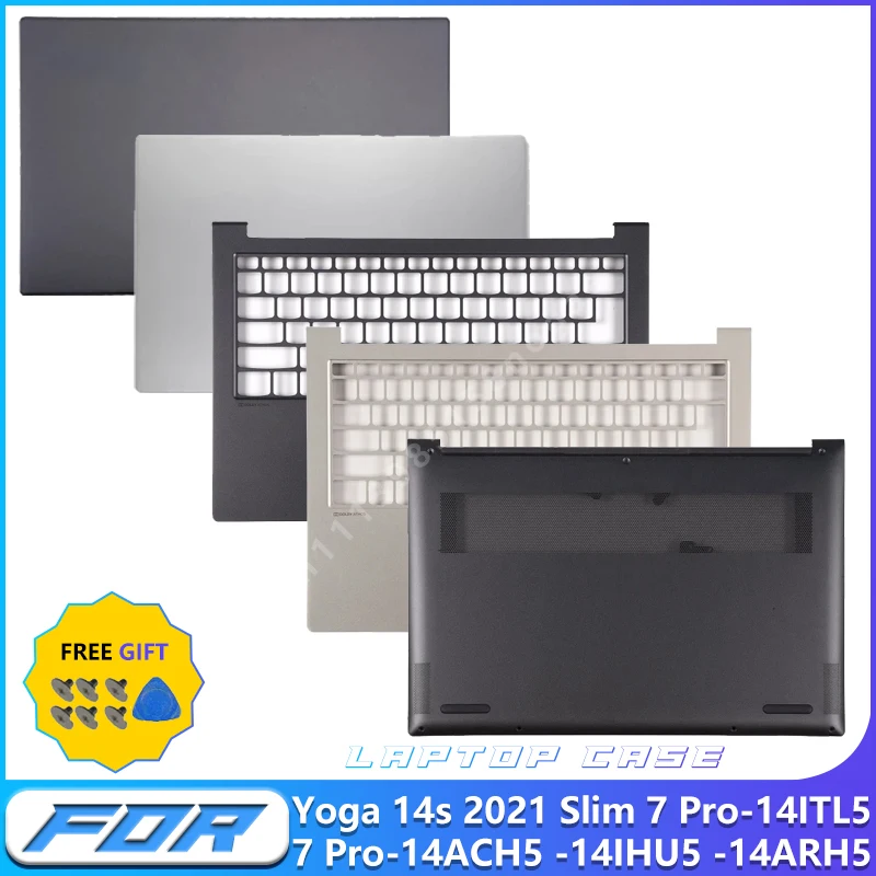 Laptop LCD Back Cover Upper Case Base Cover For Yoga 14s 2021 Yoga Slim 7 Pro-14ITL5 7 Pro-14ACH5 -14IHU5 -14ARH5 Replacement