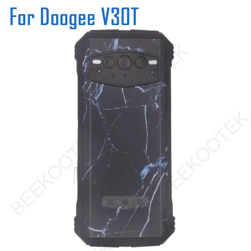 New Original DOOGEE V30T Battery Cover Back Cover With Receiver Fingerprint Power Volume Button Side FPC For DOOGEE V30T Phone