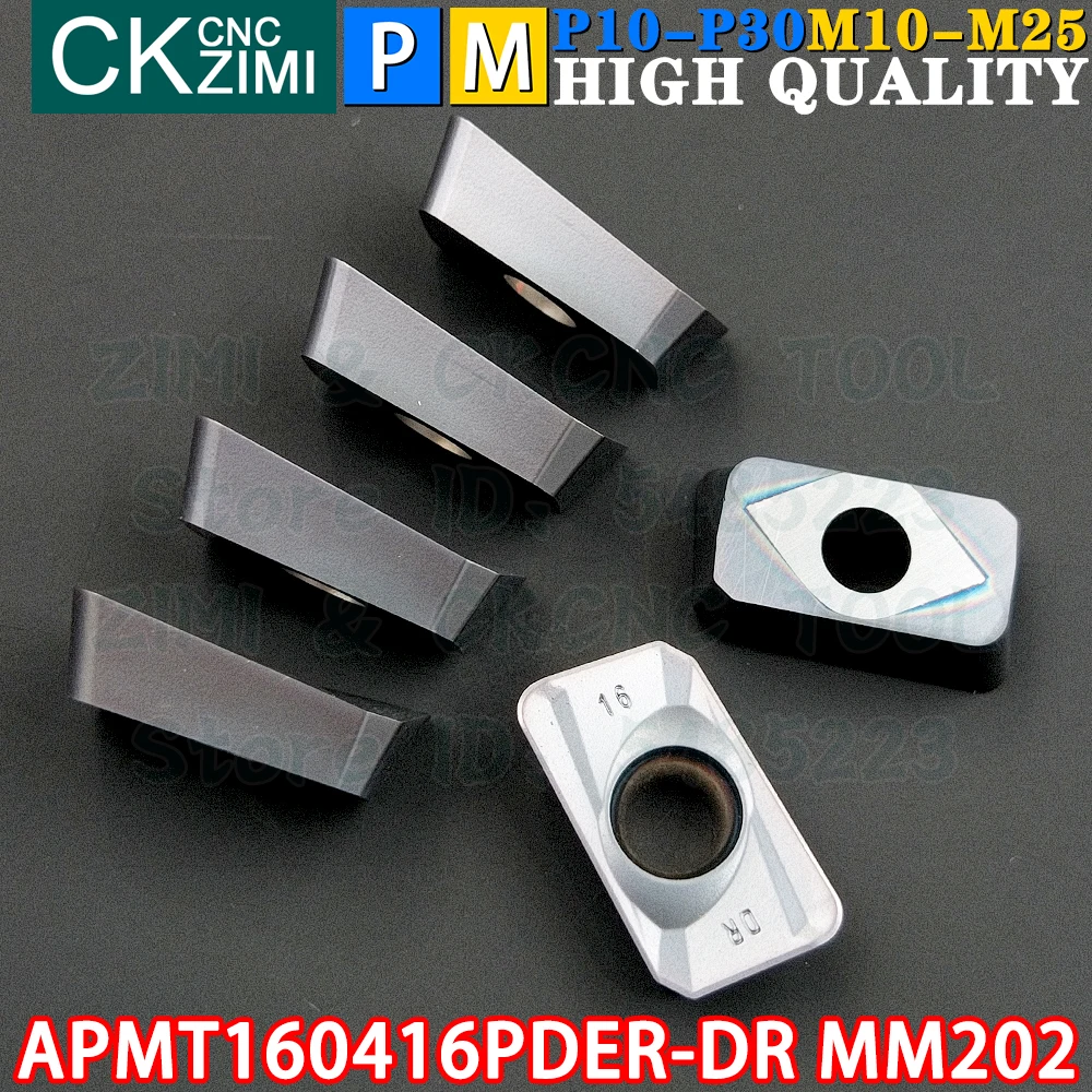 APMT160416PDER-DR MM202 APMT 160416 PDER MM202 كربيد إدراج الكتف طحن إدراج أدوات APMT160416 PDER DR APMT1604 APMT 1604 آلة خرط تعمل بالتحكم الرقمي بواسطة الحاسوب فهرسة أداة القطع