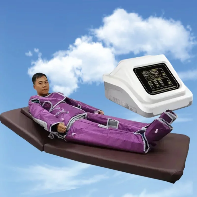 CE Air Pressure Pressotherapy Sauna Suit - Lymphatic Drainage Detox, Fat Slimming Body Legs Arms Massage, Weight Loss Machine