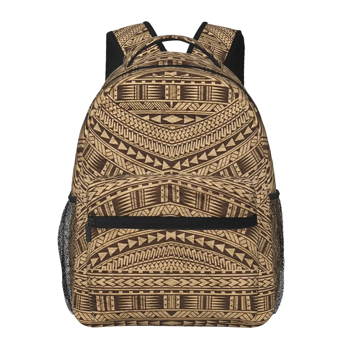 

Samoan Tapa Cloth Pattern Backpack Hot Sale Daypack Large Capacity Kids BookBag School Bag Shoulder Bags for Men Women