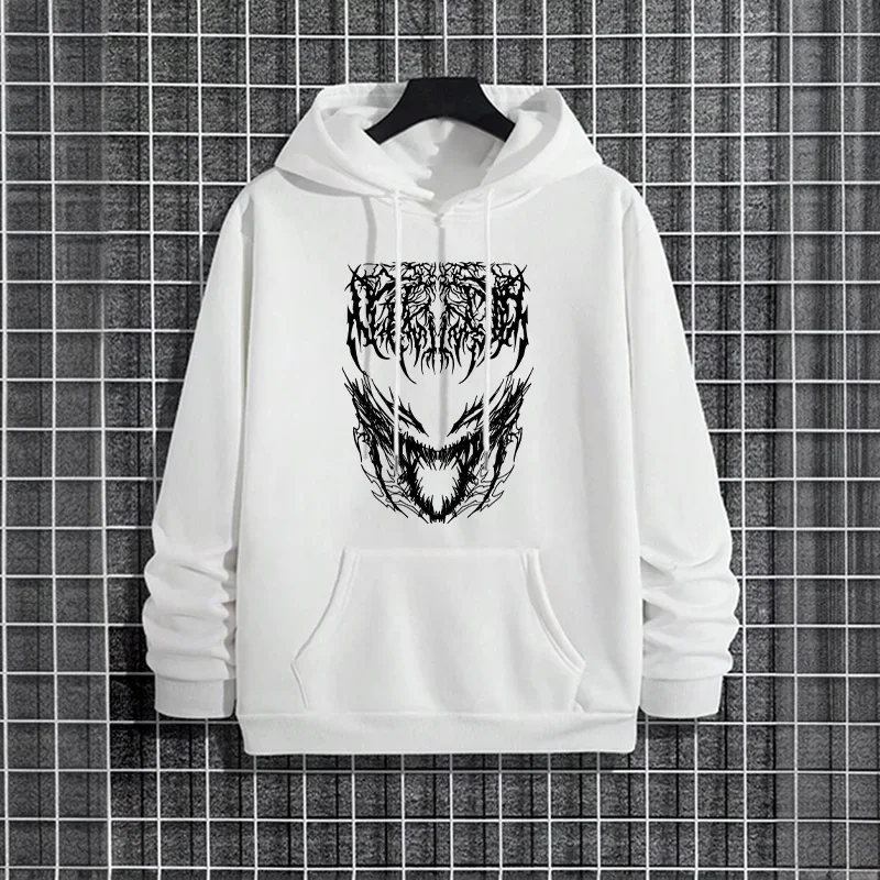 Herren Herbst Winter 2025, Hoodies, Urban Streetwear, Mode, Hip Hop, Kapuzenpullover, männlich, trendig, lässig, Herrenkleidung