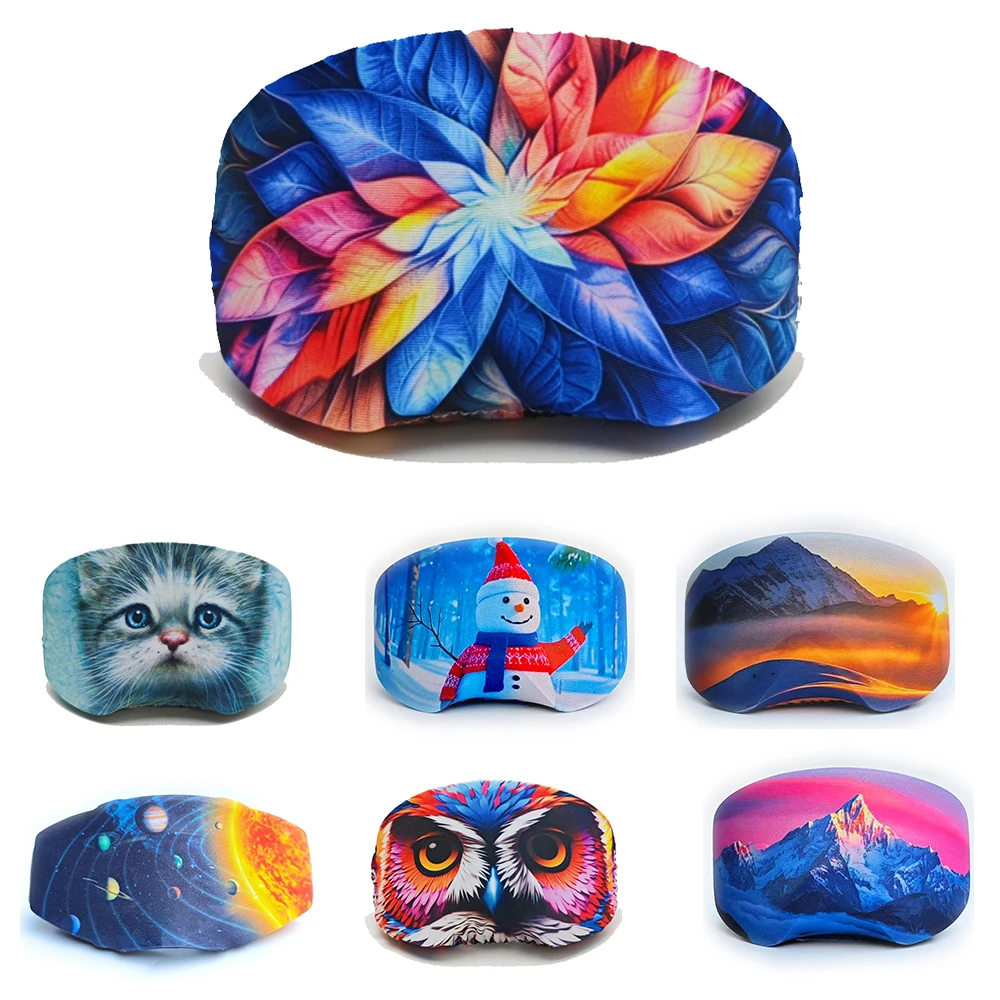 

Спортивное оборудование на открытом воздухе: чехлы для очков Модные царапины подходят для катания на лыжах Мужчины Женщины Высокоэластичные материалы, легкий вес