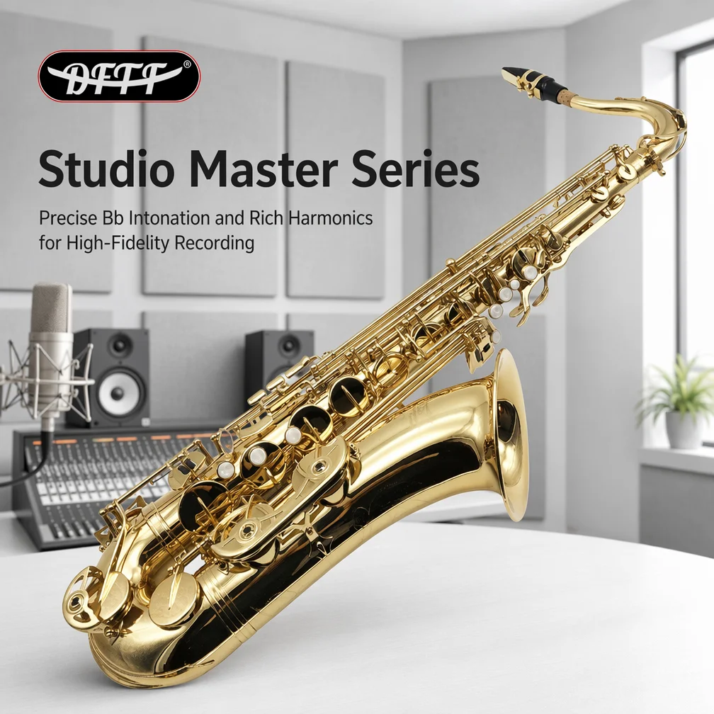 Beginners Practice Saxophone Alto Eb Key Brass Body With Gold Lacquer Alto Saxophone Factory Wholesale On Sale