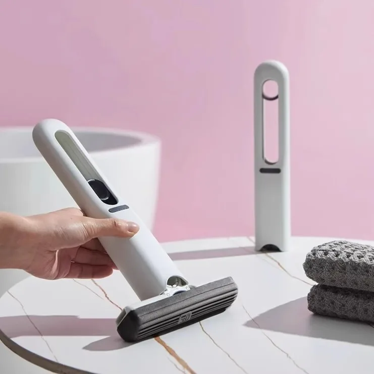 7 피스 세트 다기능 미니 걸레 스폰지 흡수성 가정용 데스크탑 휴대용 손으로 빨 수있는 욕실 게으른 테이블