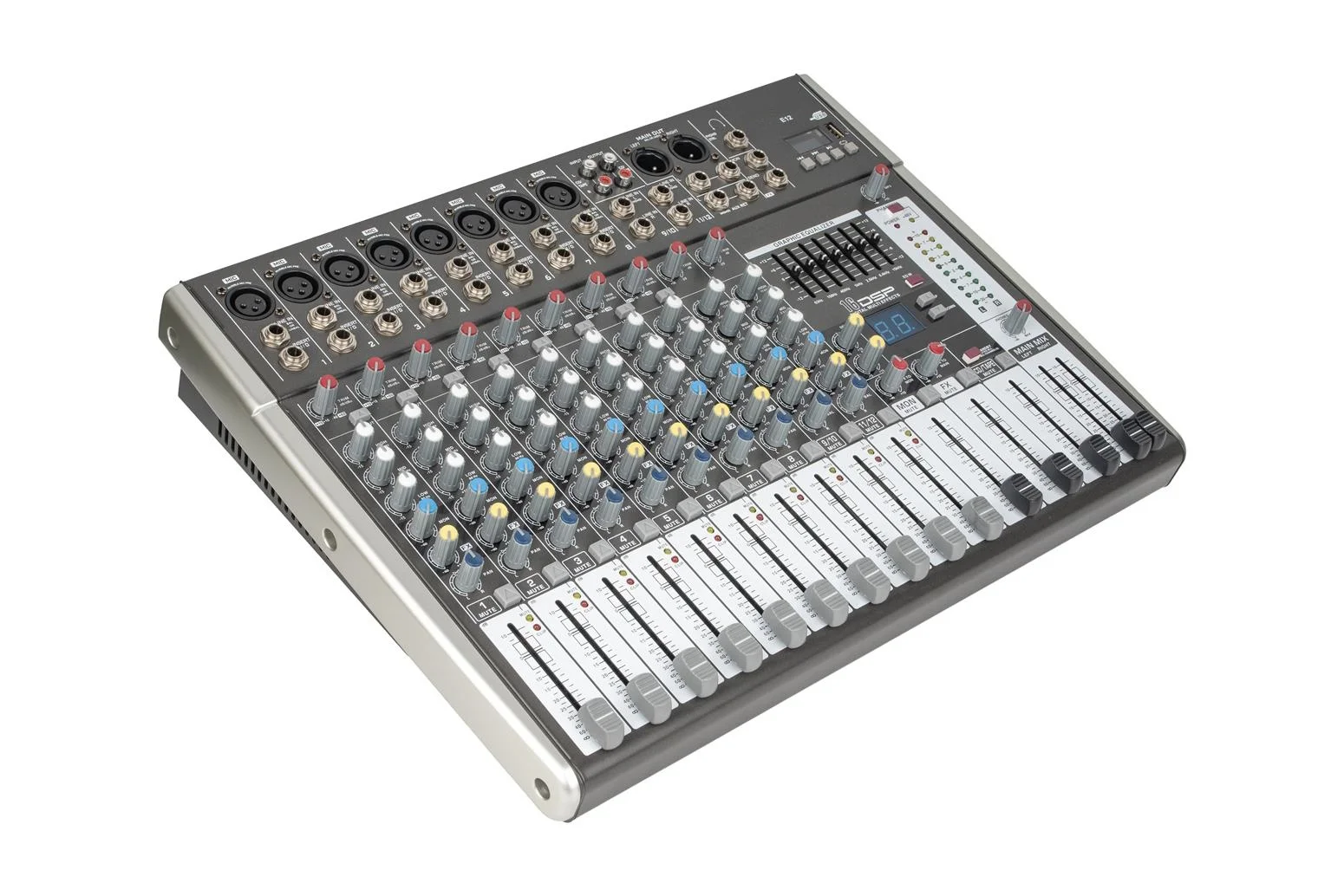 Console de mixage audio professionnelle, 8/12 canaux, 6 canaux, accessoires pour la maison, système de console numérique, processeur de mixage