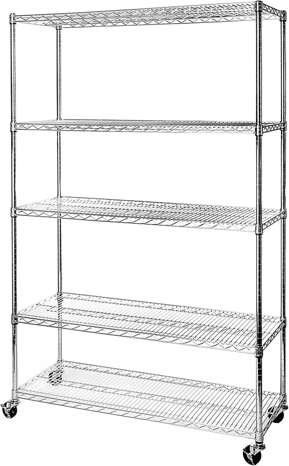 UltraDurable Heavy Duty NSF Solid Steel Wire Rack Storage Unit Organizer for Garage, Warehouse, Office, Restaurant, Classroom